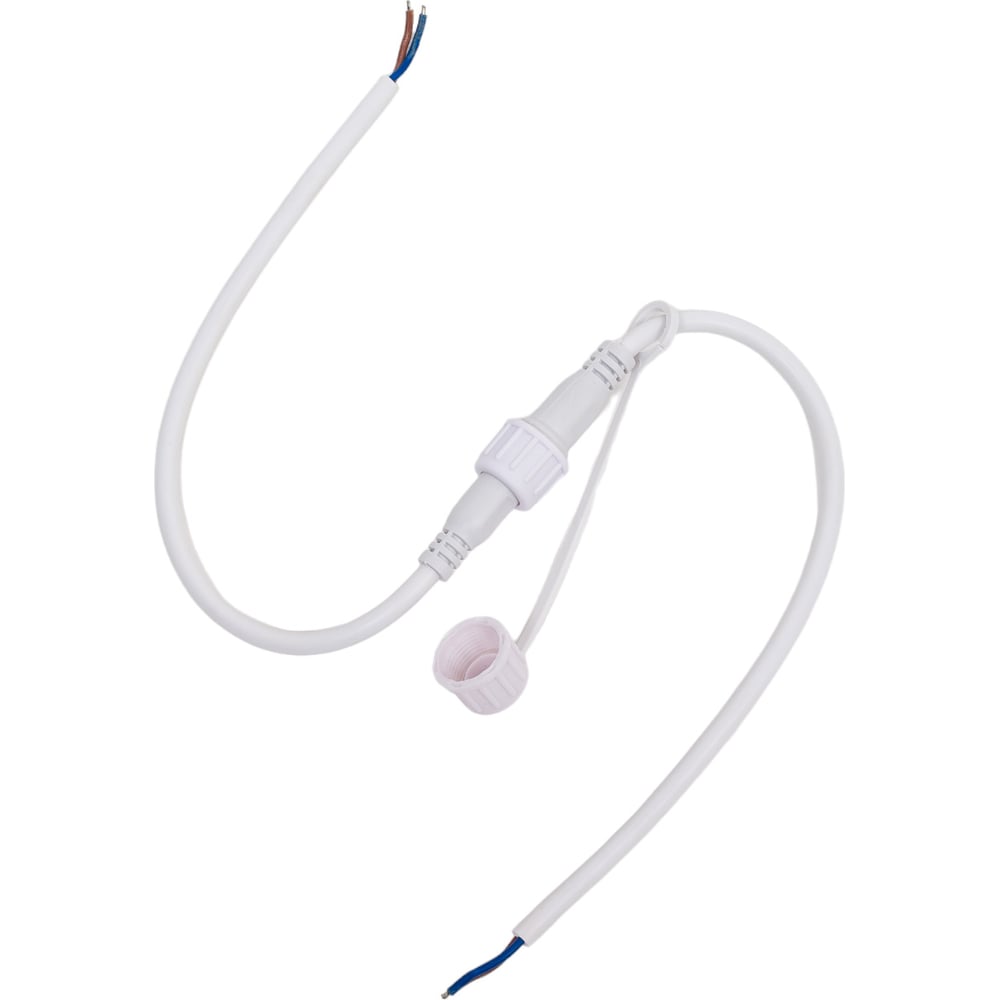 Изображение товара Коннектор TEAMPROF папа-мама 2 pin белый TPF-MF2-60/2-W