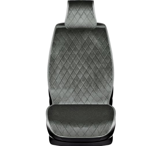 Изображение товара Накидки GTL 2D PREMIUM Effect Т серый, отстрочка серая, комплект на весь салон 135862