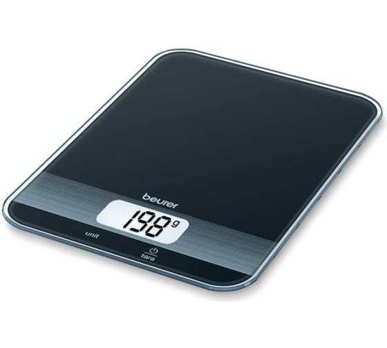 Изображение товара Электронные кухонные весы BEURER KS19 максимальный вес 5 кг, черный 1047829