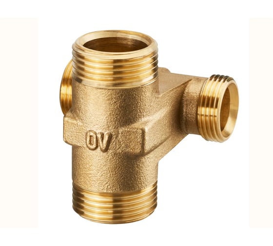 Изображение товара Крестовина Oventrop Н ЕК, 1 1/4, 1 1/4, 3/4, 3/4, латунь 1505566