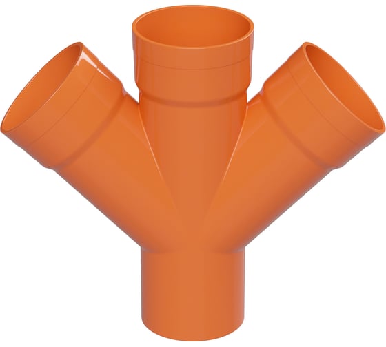 Изображение товара Соединение для четырех двустенных труб DKC, 45,полипропилен,желтый,д.200 021200
