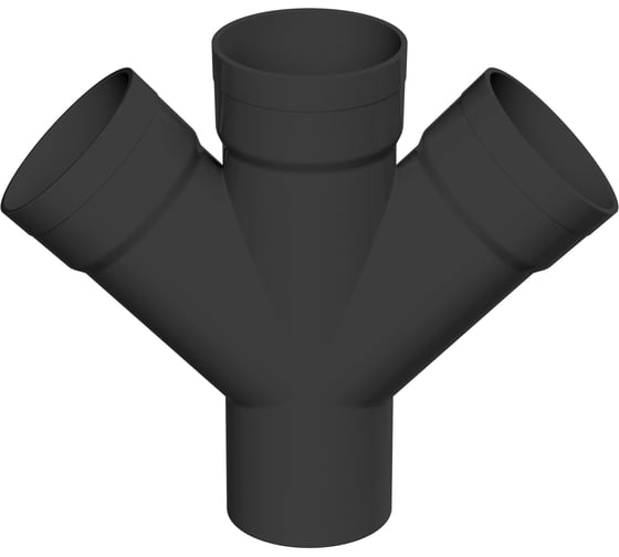 Изображение товара Соединение для четырех двустенных труб DKC, 45 град., полипропилен, д.110 мм 021110