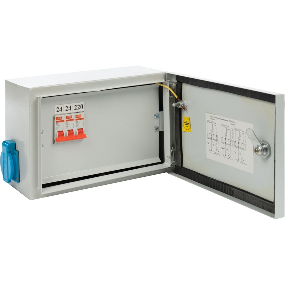 Изображение товара Ящик с понижающим трансформатором МЭК ЭЛЕКТРИКА ятп 0,25 220/24 IP65 напольный и навесной