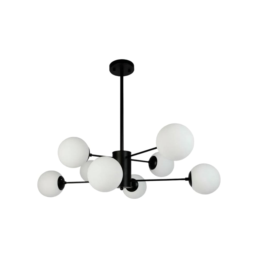 Изображение товара Люстра Балтийский светлячок на 8 плафонов с теплым светом