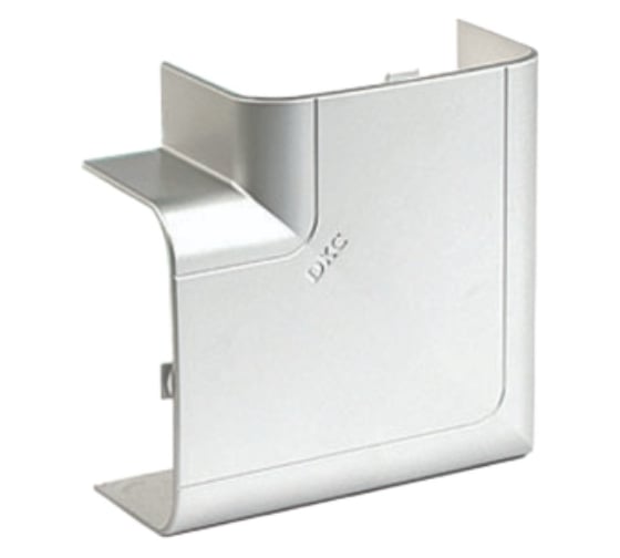 Изображение товара Угол DKC плоский 140x50 мм, цвет серый металлик 01403G