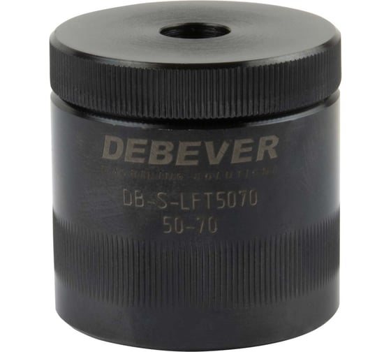 Изображение товара Домкрат винтовой с плоской опорной поверхностью, Ø50 мм, 50-70 мм Debever Machining Solutions DB-S-LFT5070