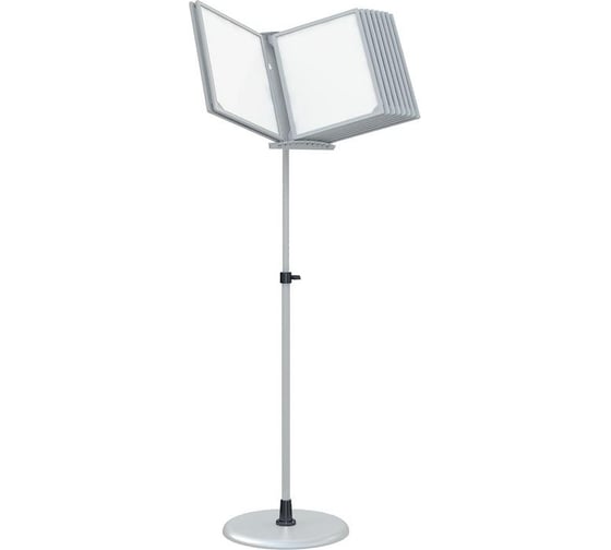 Изображение товара Напольная перекидная демосистема ООО Комус 10 панелей А4, цвет серый 153081-03 1325094