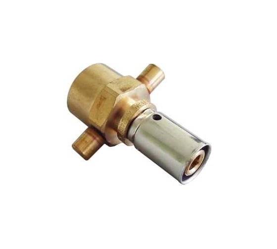 Изображение товара Прессовое соединение Oventrop В, 16x2x1/2, бронза RX, с защитой от кручения 1517643