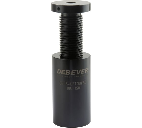 Изображение товара Домкрат винтовой с плоской опорной поверхностью, Ø50 мм, 100-150 мм Debever Machining Solutions DB-S-LFT100150