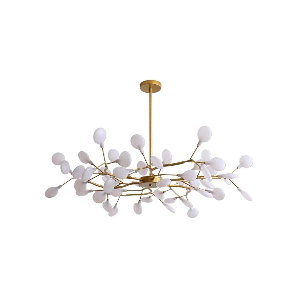 Изображение товара Люстра Балтийский светлячок золотая , 45 рожков с лампами DDT-1045Z