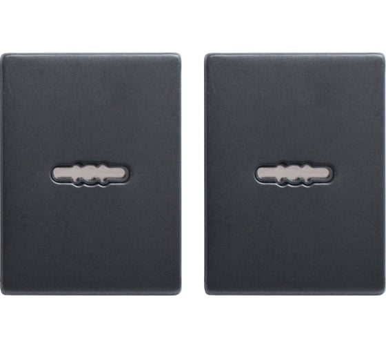 Изображение товара Накладка для сув/м БУЛАТ НДС 02.02 ФЕРОНА пара, матовый черный 14966