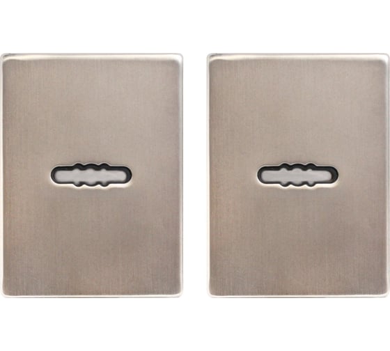 Изображение товара Накладка для сув/м БУЛАТ НДС 02.08 ФЕРОНА пара, матовый никель 14967