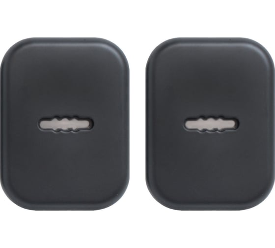 Изображение товара Накладка для сув/м БУЛАТ НДС 04.02 ФОРТЕ пара, матовый черный 14960