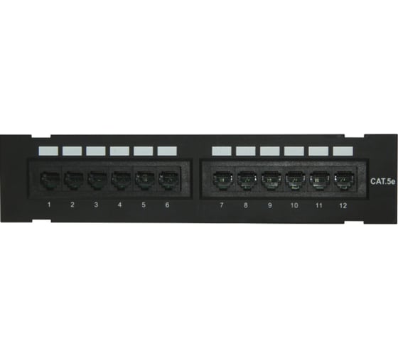 Изображение товара Патч-панель КДДС 10, 1u, 12 порта, cat5е настенные 00000001155