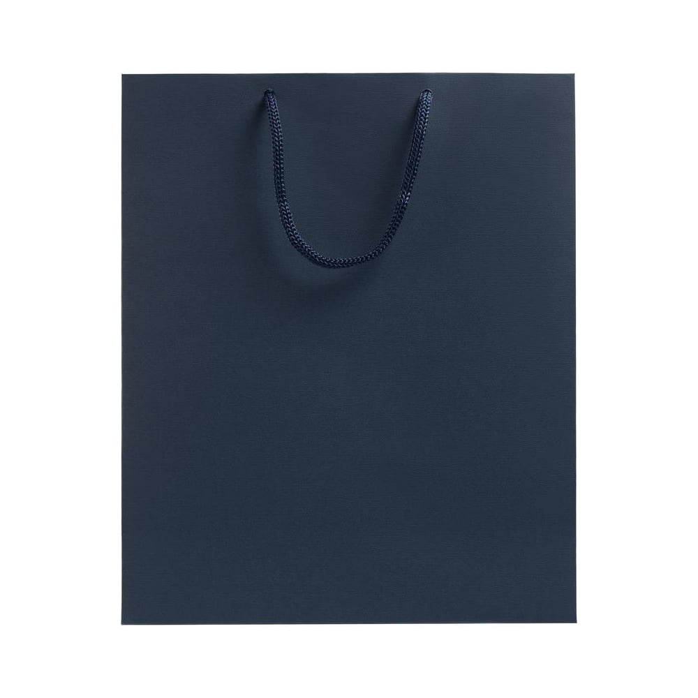 Изображение товара Подарочный пакет Комус wide синего цвета 280x230x92 мм