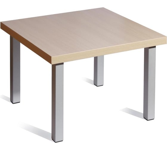 Изображение товара Журнальный стол ООО Комус kd_триада выбеленный дуб/алюминий 241484