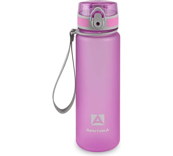 Изображение товара Тритановая бутылка Арктика 500 мл, лавандовая матовая, с ситечком 720-500-LVM