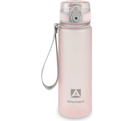 Изображение товара Тритановая бутылка Арктика 500 мл, розовая матовая, с ситечком 720-500-PKM