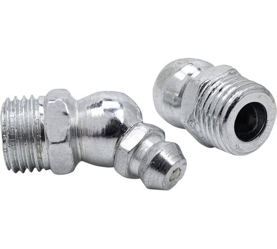 Изображение товара Пресс-масленка Rockforce 8мм угловая (45град.), комплект 10 шт RF-GN-01-45-8MM(57099)