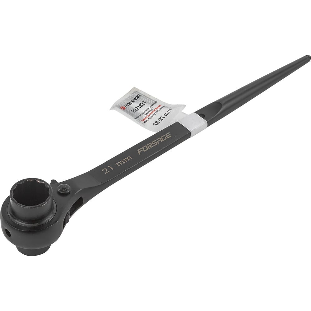 Изображение товара Трещоточный усиленный ключ Forsage 18-21 мм f-8221821 профессиональный