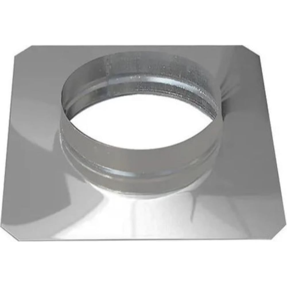 Изображение товара Плоское основание для вентиляционного воздуховода 140 мм нержавеющая сталь