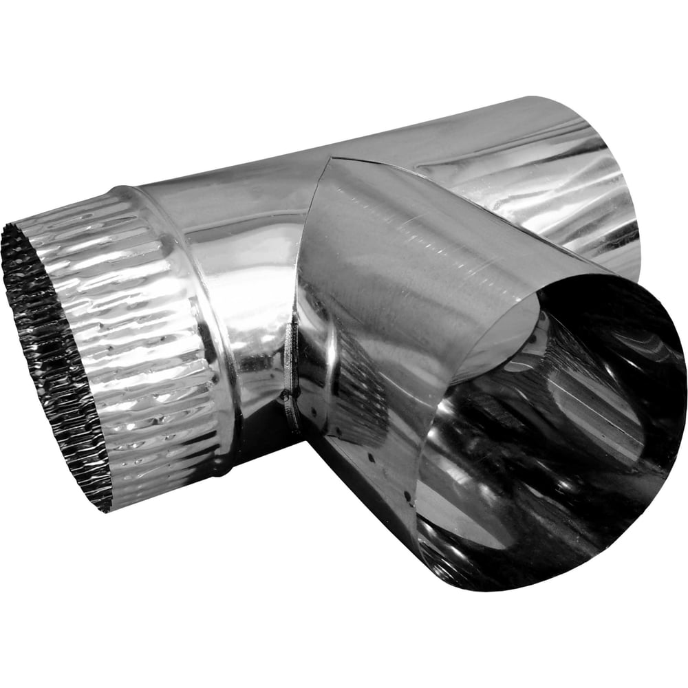 Изображение товара Тройник для круглых воздуховодов 200/160 мм из нержавеющей стали AISI 304 ООО Вентмаркет