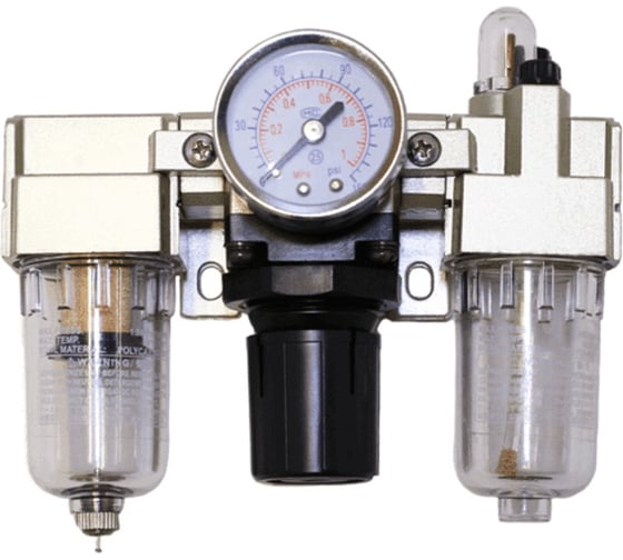 Изображение товара Блок подготовки воздуха AC 2000-02, 1/4" 500 л/мин TITAN LOCK TLP-AC2000-02