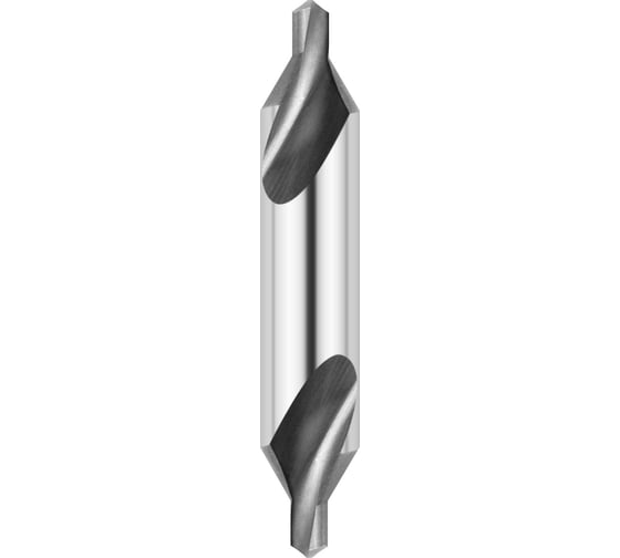 Изображение товара Сверло центровочное 2.5x3.1x6.3x45 мм, тип А, HSS, D56-0250, DIN333 АКСИС 00001479398