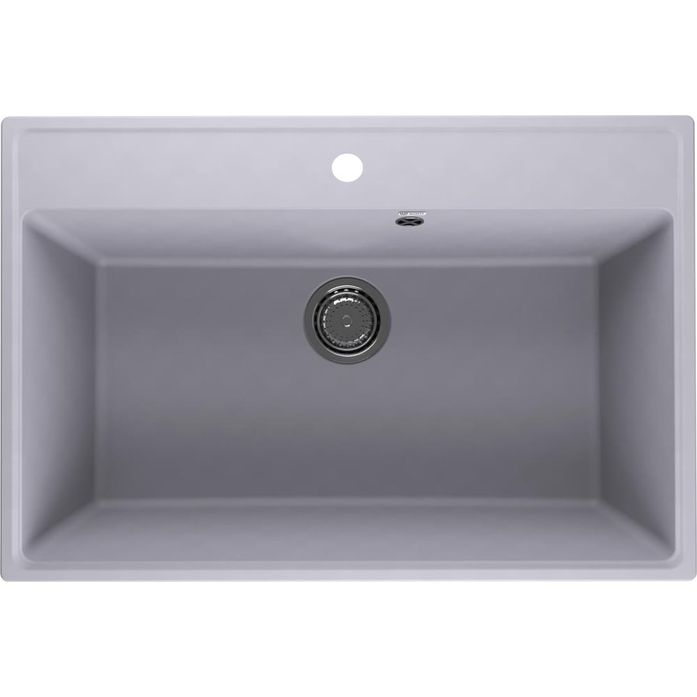 Изображение товара Мойка кухонная ULGRAN Quartz Бетон Forte 760-05, врезная, прямоугольная