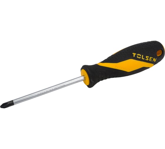 Изображение товара Крестовая отвертка TOLSEN GRIPro Phillips №2, 100 мм 20154