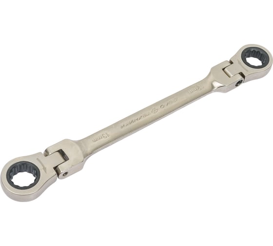 Изображение товара Двусторонний трещоточный ключ Дело Техники шарнирный, 12х13 мм 515813