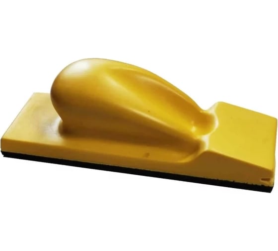 Изображение товара Шлифовальный блок Русский Мастер на липучке, 70х198 мм, утяжеленный, анатомическая форма РМ-381157