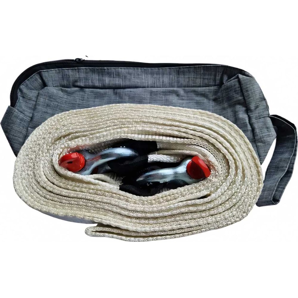 Изображение товара Буксировочный трос Avto Vins полиамид 12т 6м с шаклами для авто до 5 тонн