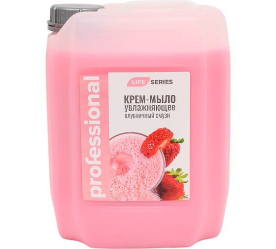 Изображение товара Крем-мыло PROFESSIONAL Клубничный смузи, 5л канистра ТМ 32044