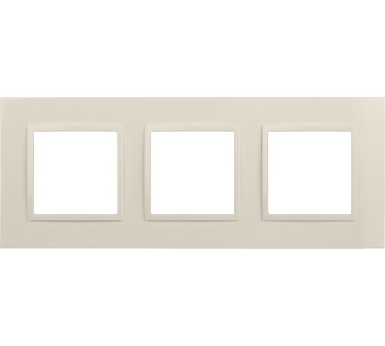 Изображение товара Рамка для розеток и выключателей ЭРА Elegance 14501302 Classic, на 3 поста, слоновая кость Б0060582