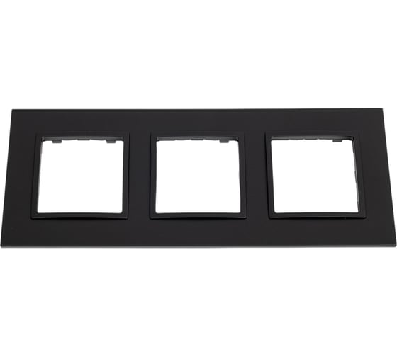 Изображение товара Рамка для розеток и выключателей ЭРА Elegance 14501305 Classic, на 3 поста, антрацит Б0060585