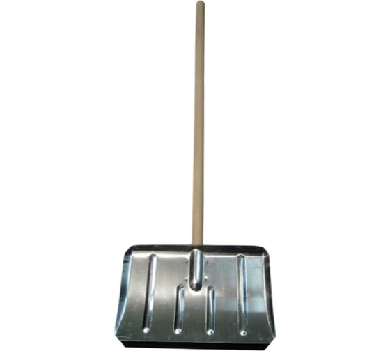 Изображение товара Лопата ООО ПК Тандем-АГРО ЛТР 500x300 мм, алюминиевая, 1.5 мм, с деревянным черенком 1 сорт, L 1200 мм, с планкой 4670016434197