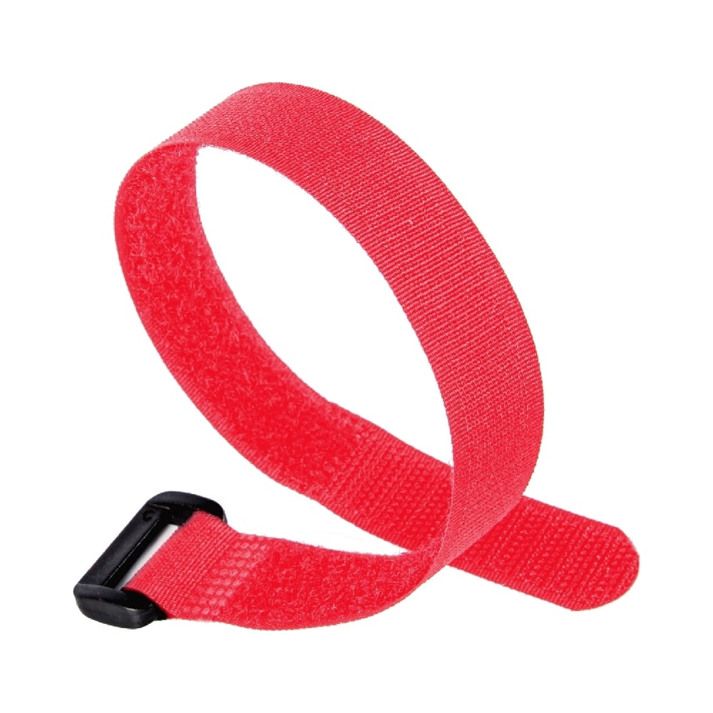 Изображение товара Ремни-липучки Comfix 450x25 мм упаковка 10 шт красный надежное крепление