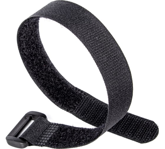 Изображение товара Ремни-липучки Comfix 450x25 мм, черный, упаковка 10 шт. HLCS-450х25-RPX0000