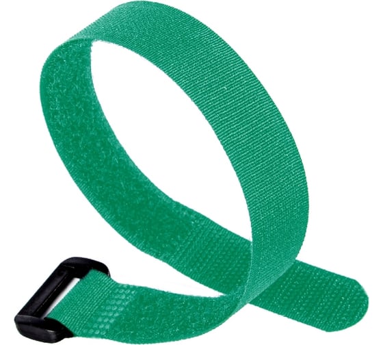 Изображение товара Ремни-липучки Comfix 450x25 мм, зеленый, упаковка 10 шт. HLCS-450х25-RP0000X
