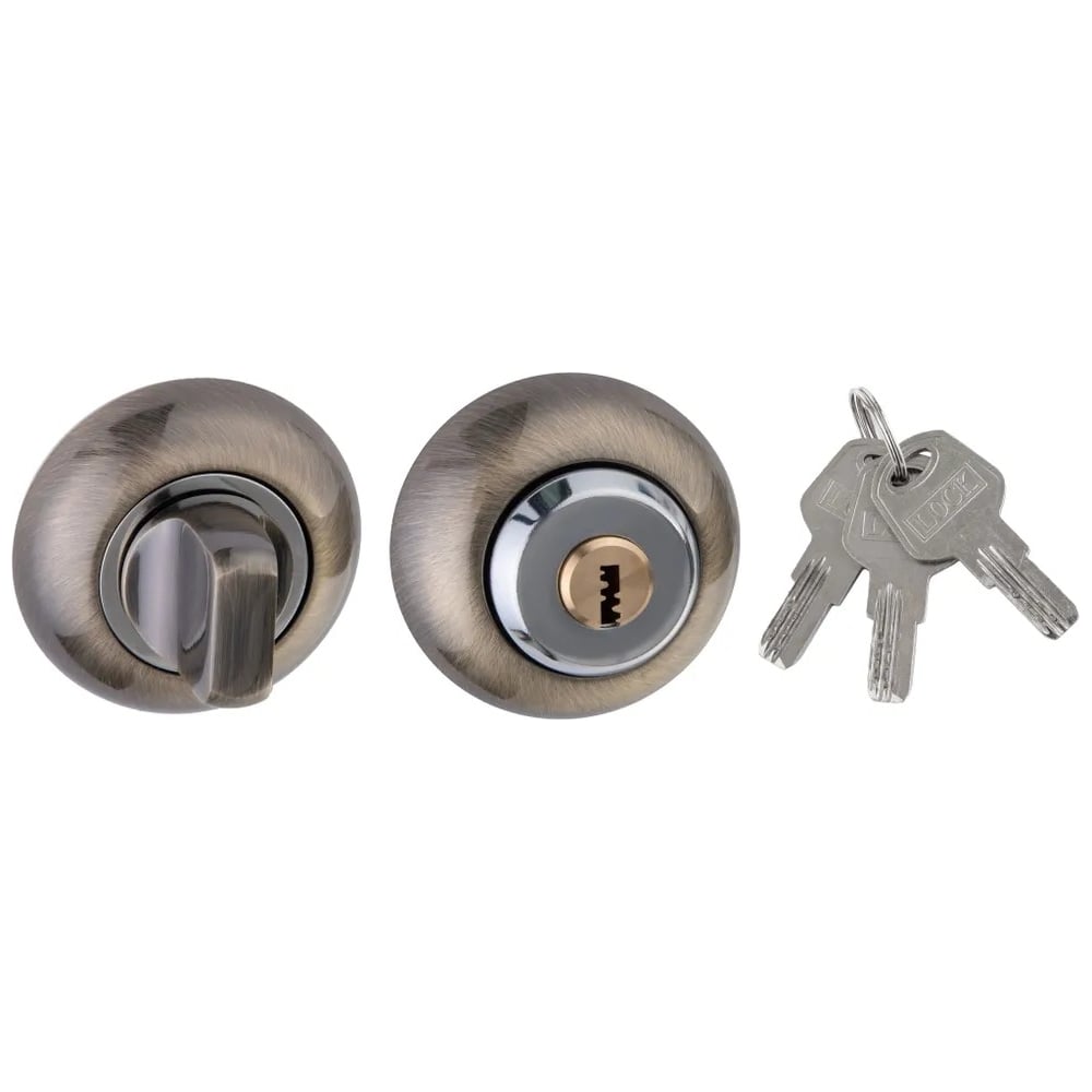 Изображение товара Завертка с ключом PALIDORE lock ol bb key бронза надежный металлический комплект