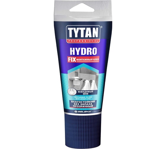 Изображение товара Монтажный клей TYTAN PROFESSIONAL Hydro Fix акрилатный, 150 мл, прозрачный 245999
