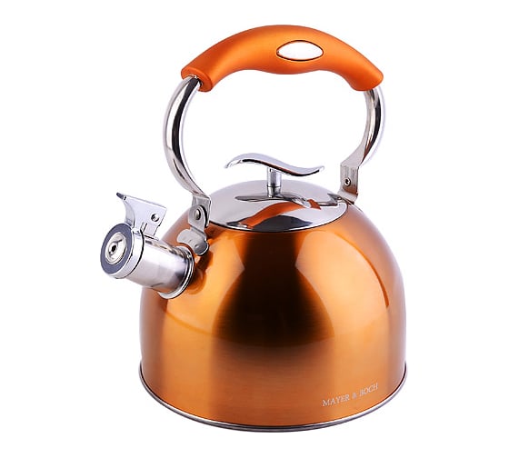 Изображение товара Чайник MAYER&BOCH 2.5 л со свистком, нержавеющая сталь MB (х12) 30961
