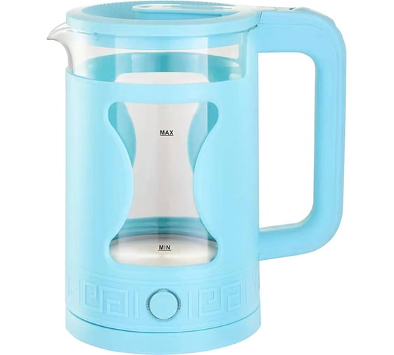 Изображение товара Чайник ENERGY e-257 1.5 л, стекло, голубой 164154