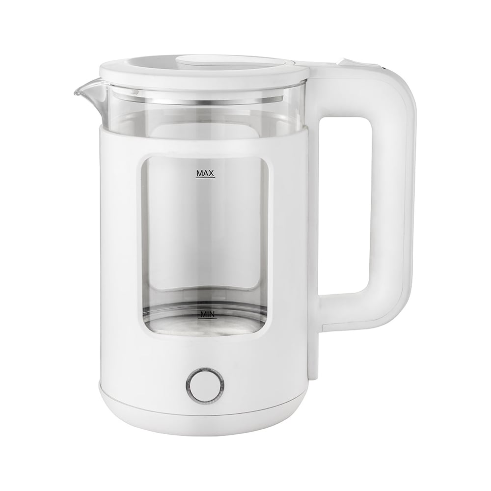 Изображение товара Чайник ENERGY e-256 1.5 л, стекло, белый 164151