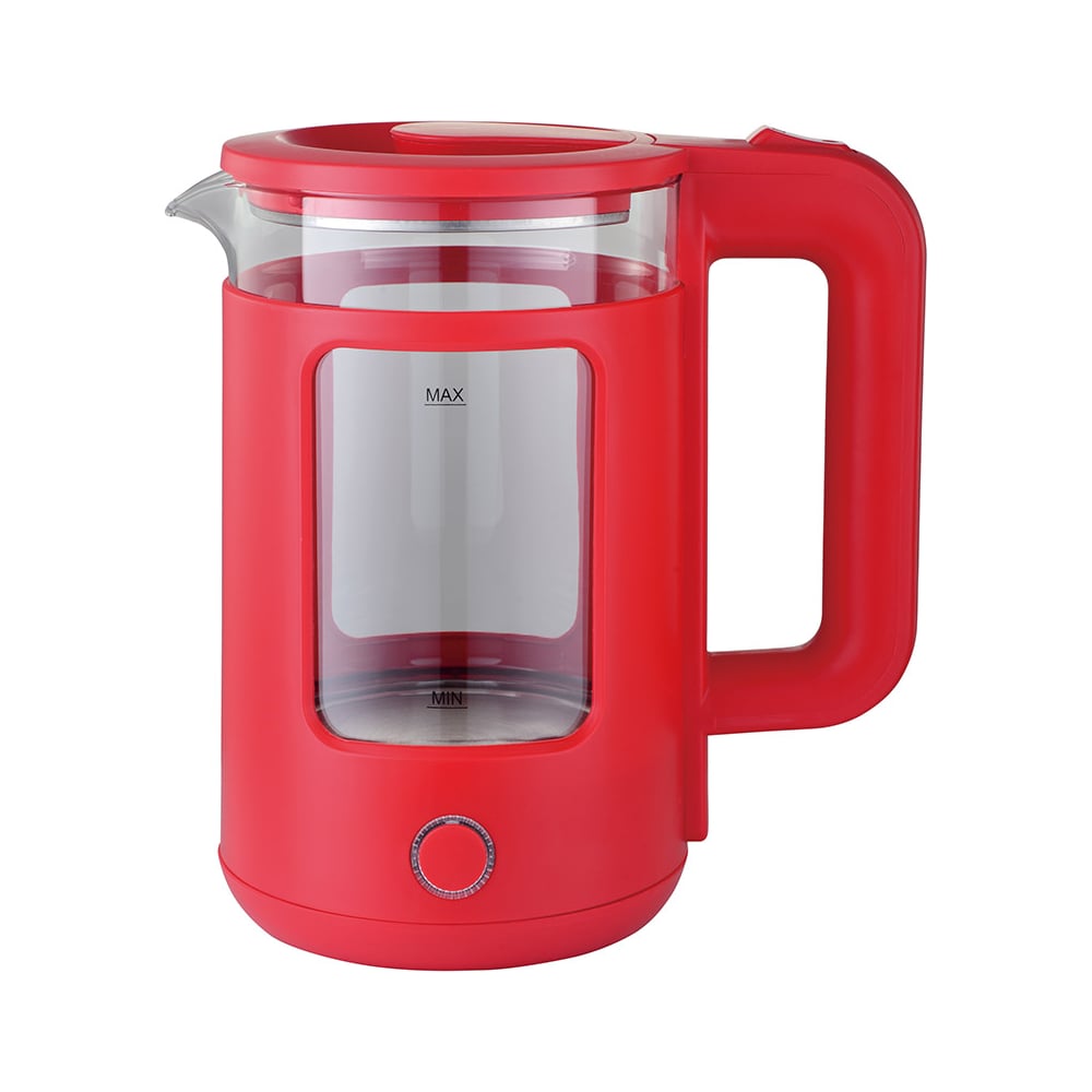 Изображение товара Электрический чайник ENERGY e-256 1.5 л стекло красный