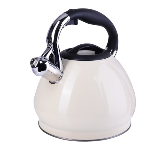 Изображение товара Чайник MAYER&BOCH 3.4 л, нержавеющая сталь со свистком MB (х12) 31543