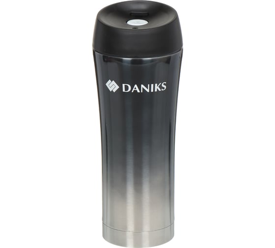 Изображение товара Термокружка DANIKS нерж, 0.45 л, узк.горл, колба нерж, графит, sl-nt015-met-grpht 316124