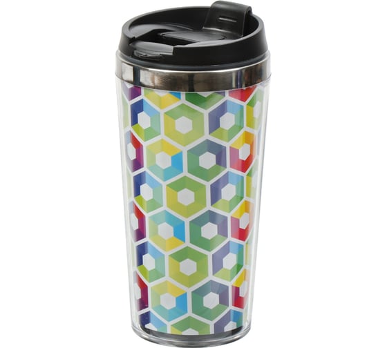 Изображение товара Термокружка DANIKS 0.42 л, графика, колба нерж, fd-06-15 402629