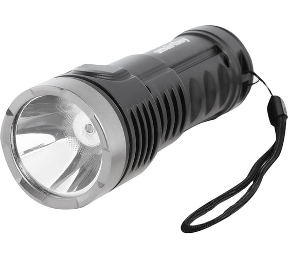 Изображение товара Аккумуляторный светодиодный фонарь Smartbuy 3 вт led+ 3 вт cob черный SBF-13-B